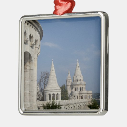 Hongarije, hoofdstad Boedapest. Buda, Castle Metalen Ornament (Links)