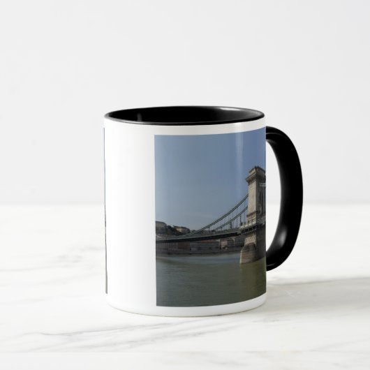 Hongarije, hoofdstad Boedapest. Historisch 3 Mok (Voorkant rechts)