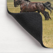 Hongarije horseman en paarden muismat (Hoek)