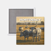 Hongarije Hortobagy Nationaal Park Reizen Magneet (Voorkant / Achterkant)