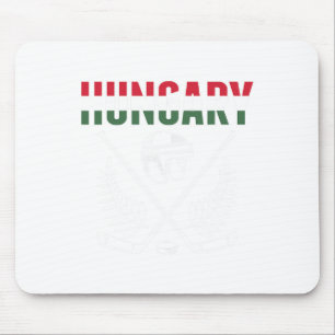 Hongarije IJshockeyfans Jersey Ondersteun Hongaars Muismat