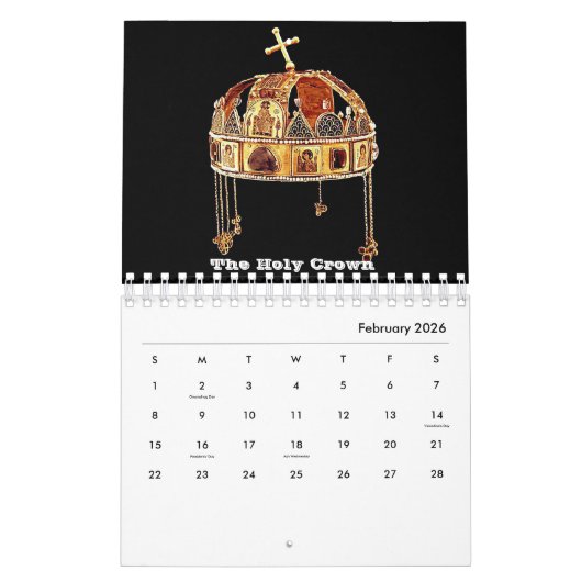 Hongarije Kalender (Feb 2026)