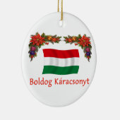 Hongarije Kerstmis Keramisch Ornament (Rechts)