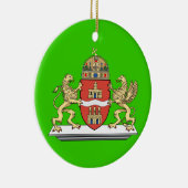 Hongarije kerstversiering Boedapest Keramisch Ornament (Rechts)