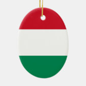 HONGARIJE*- kerstversiering / Magyar Dísz Keramisch Ornament (Achterkant)