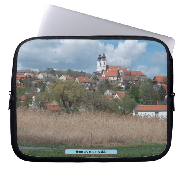 Hongarije landschap laptop sleeve (Voorkant)