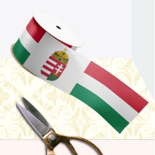 Hongarije Lint, embleem, patriottische, Hongaarse Satijnen Lint