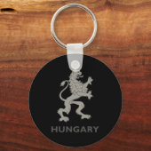 Hongarije Lion Sleutelhanger (Voorkant)