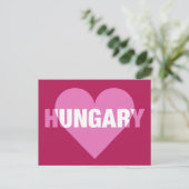 Hongarije Love briefkaart (Staand voorkant)