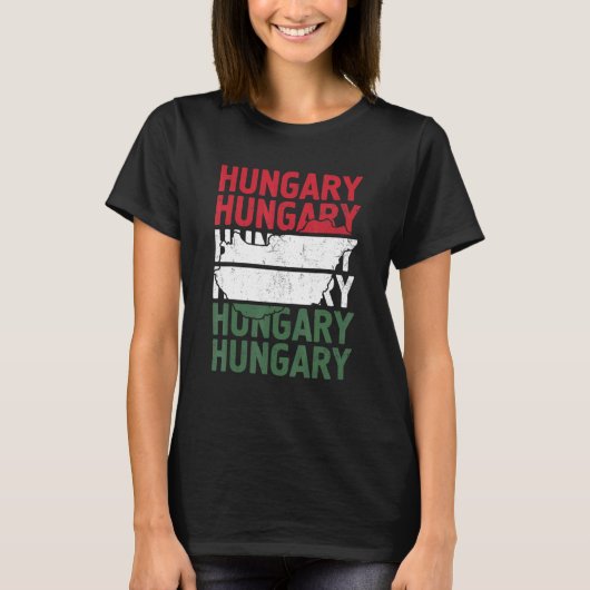 Hongarije Magyarország Budapest Hongaars 3 T-shirt (Voorkant)