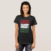 Hongarije Magyarország Budapest Hongaars 3 T-shirt (Voorkant volledig)