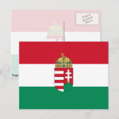 Hongarije met wapens (staat), Hongarije Briefkaart (Voorkant / Achterkant)