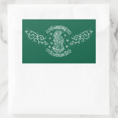 Hongarije motief rechthoekige sticker (Tas)