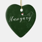 Hongarije Ornament voor hart en kerstbomen (Rechts)