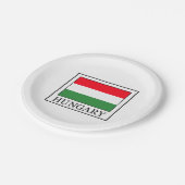 Hongarije Papieren Bordje (Gekanteld)