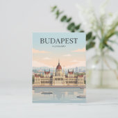 Hongarije, parlementsgebouw Boedapest Briefkaart (Staand voorkant)