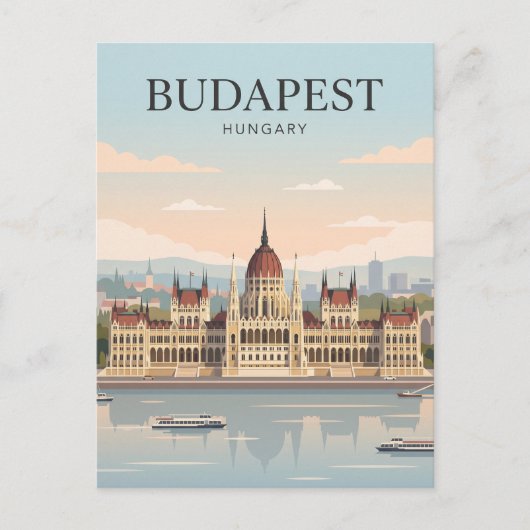 Hongarije, parlementsgebouw Boedapest Briefkaart (Voorkant)