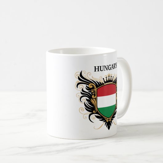 Hongarije [personaliseren] koffiemok (Voorkant rechts)