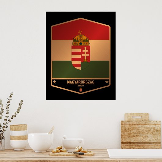 Hongarije Poster (Keuken)