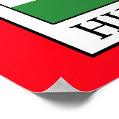 Hongarije Poster (Hoek)