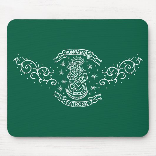 Hongarije Religieus motief Middeleeuwse Maagd Mari Muismat (Voorkant)