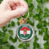 Hongarije Round Emblem Sleutelhanger (Hand)