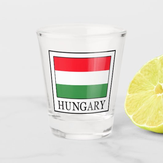 Hongarije Shot Glas (Voorkant)