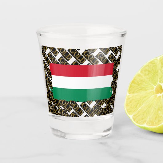 HONGARIJE SHOT GLAS (Voorkant)