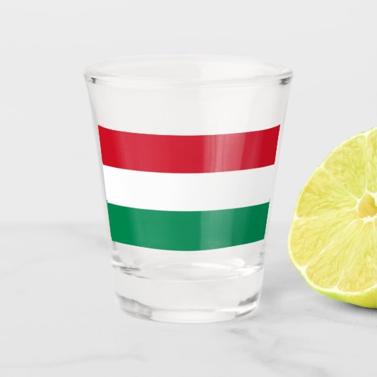 HONGARIJE SHOT GLASS GLAS (Voorkant)