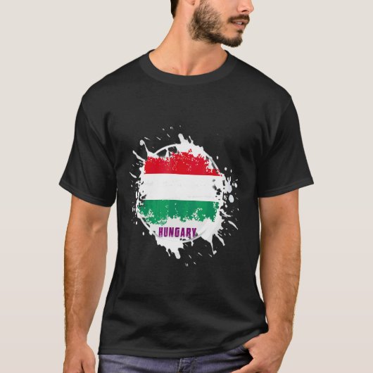 Hongarije Spetter T-shirt (Voorkant)
