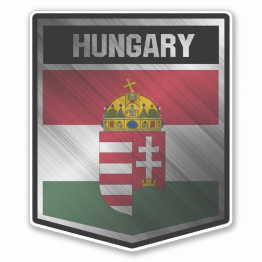Hongarije Sticker (Voorkant)
