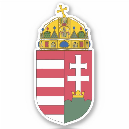 Hongarije Sticker (Voorkant)