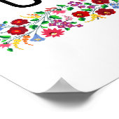 hongarije symbool naam tekst folk modit tradit poster (Hoek)