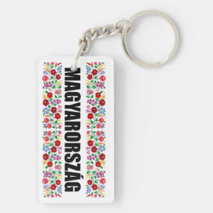 hongarije symbool naam tekst folk modit tradit sleutelhanger
