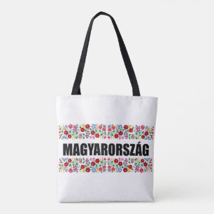 hongarije symbool naam tekst folk modit tradit tote bag