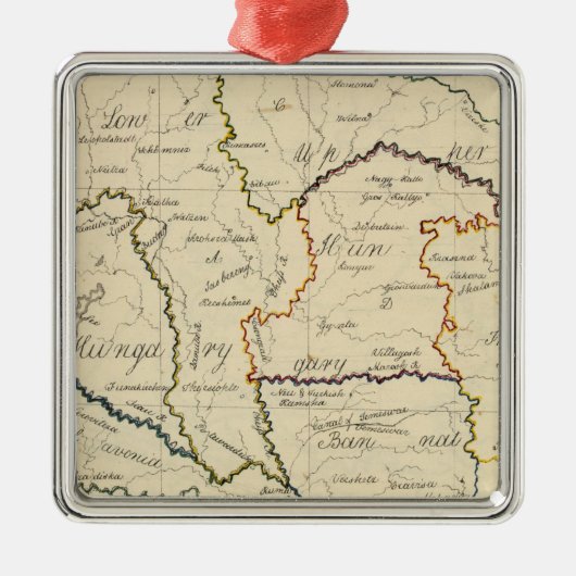 Hongarije, Transsylvanië Metalen Ornament (Voorkant)