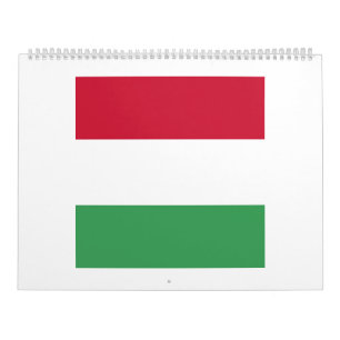 Hongarije vlag Emblem Kalender