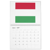Hongarije vlag Emblem Kalender (Mar 2027)