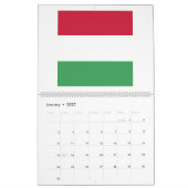 Hongarije vlag Emblem Kalender (Jan 2027)