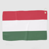 Hongarije Vlag Golfhanddoek (Horizontaal)