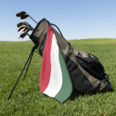 Hongarije Vlag Golfhanddoek (Groen)