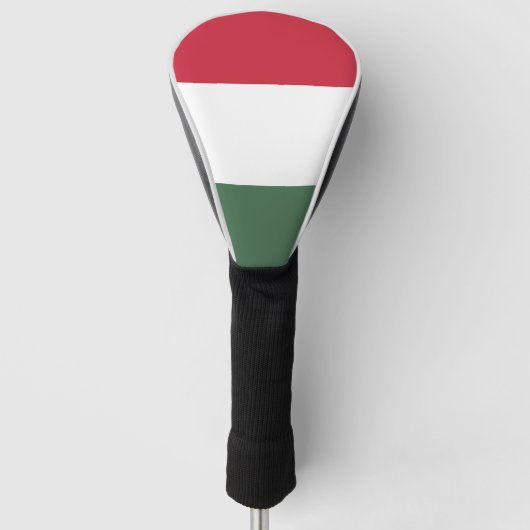 Hongarije Vlag Golfheadcover (Voorkant)