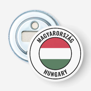 Hongarije vlag groots patriottische bottenopener button flesopener