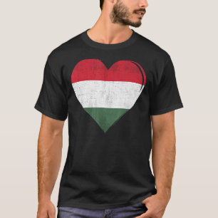 Hongarije Vlag Hart voor Hongaars T-shirt