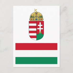 Hongarije vlag HU Briefkaart