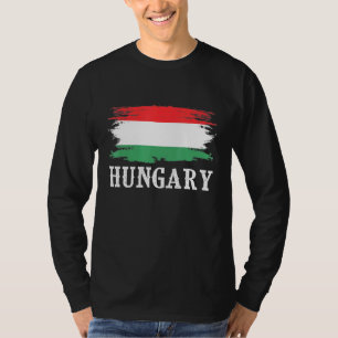 Hongarije Vlag I Love Hungary T-shirt