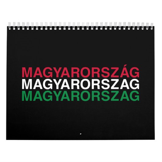 HONGARIJE Vlag Kalender (Hoes)