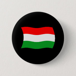 Hongarije Vlag Knop Ronde Button 5,7 Cm