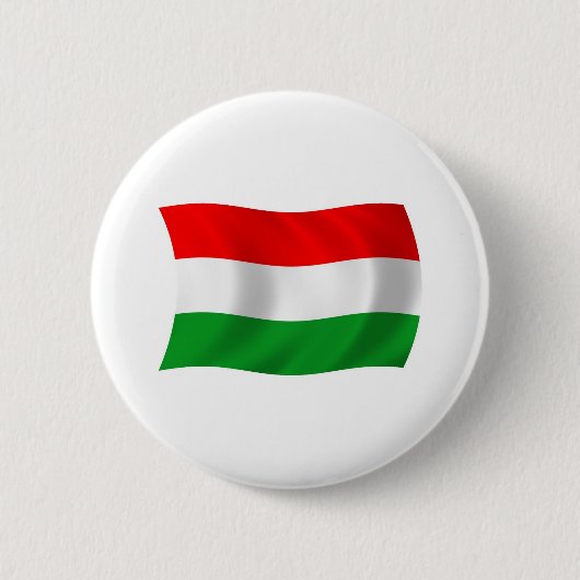Hongarije Vlag Knop Ronde Button 5,7 Cm (Voorkant)