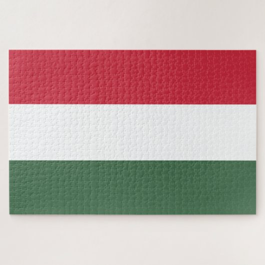 Hongarije Vlag Legpuzzel (Horizontaal)